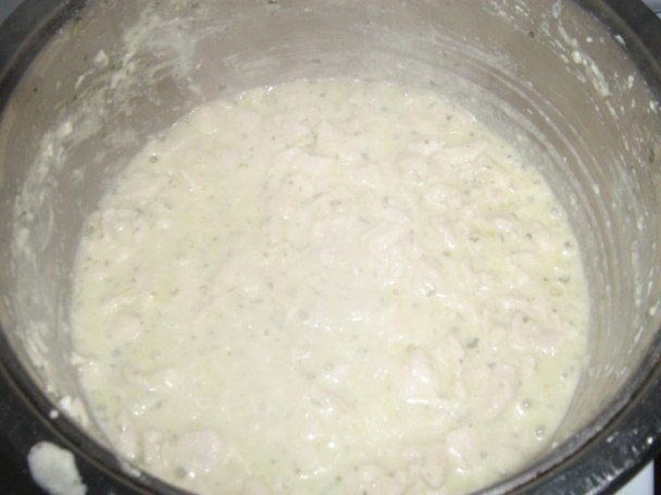 Mäsovo syrová omáčka na špagety  - obrázok 1