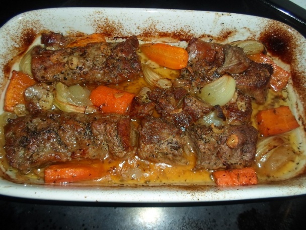 Pečený baraní chrbát - obrázok 1