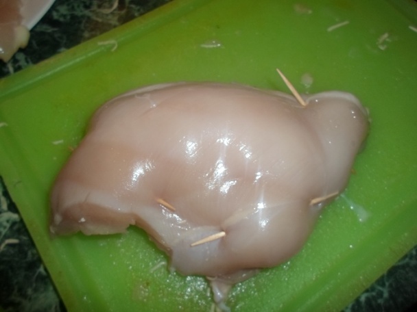 Plnené kuracie prsia so šampiňónovou omáčkou (fotorecept) - obrázok 2