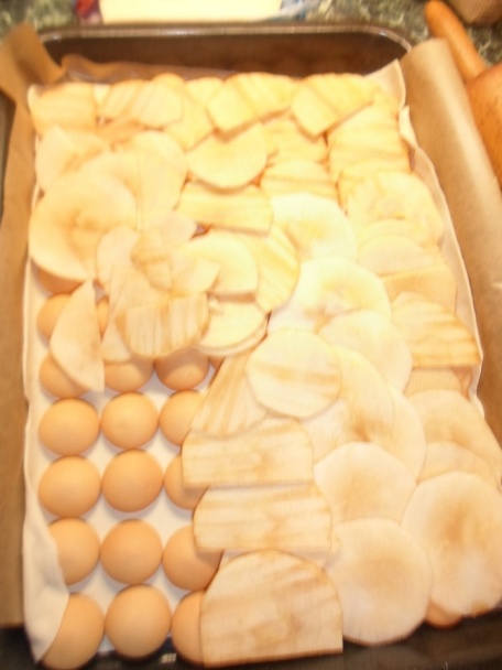 Jablkovo-pudingový rez (fotorecept) - obrázok 4