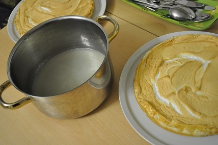 Snehová limetková torta (fotorecept) - obrázok 7