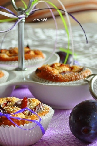 Celozrnné slivkové muffiny so sezamom (fotorecept) - obrázok 5