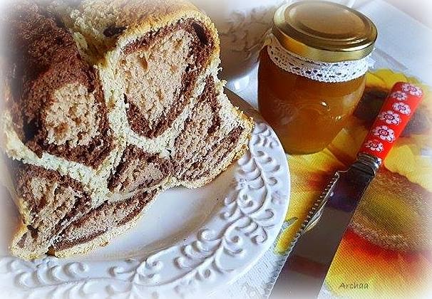 Leopard - sladký raňajkový chlebík (fotorecept) - obrázok 11