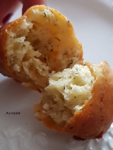 Hamur Kızartması - Raňajkové feta pampúšiky (fotorecept) - obrázok 6