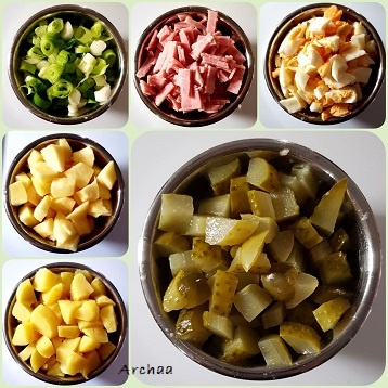 Tajomstvo siedmich šálok - výborný šalát na grilovačku alebo len tak (fotorecept) - obrázok 1