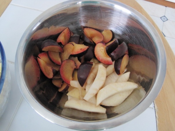 Ovocný koláč s posýpkou (fotorecept) - obrázok 3