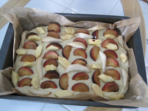 Ovocný koláč s posýpkou (fotorecept) - obrázok 5