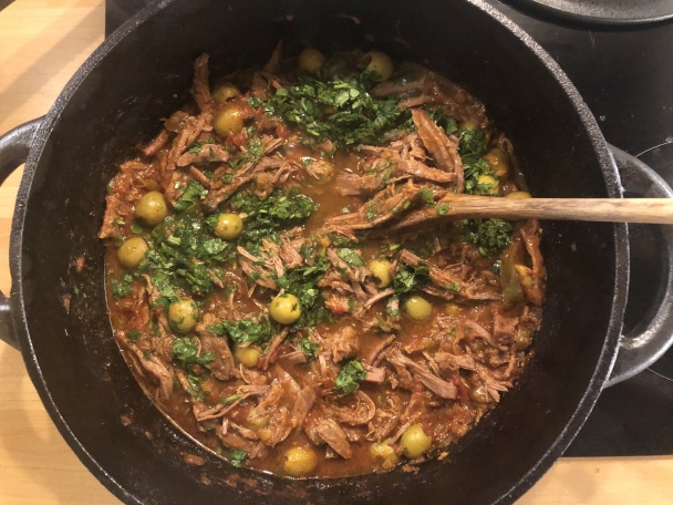 Kubánska Ropa Vieja - trhané hovädzie mäso (fotorecept) - obrázok 6