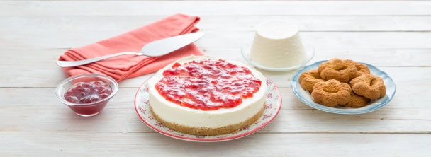 Cheesecake s malinami - obrázok 3