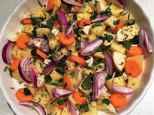 Skvelá pečená zeleninka so slaným syrom - obrázok 2