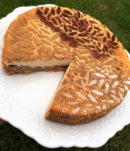 Jablkový cheesecake s karamelovou omáčkou - obrázok 3