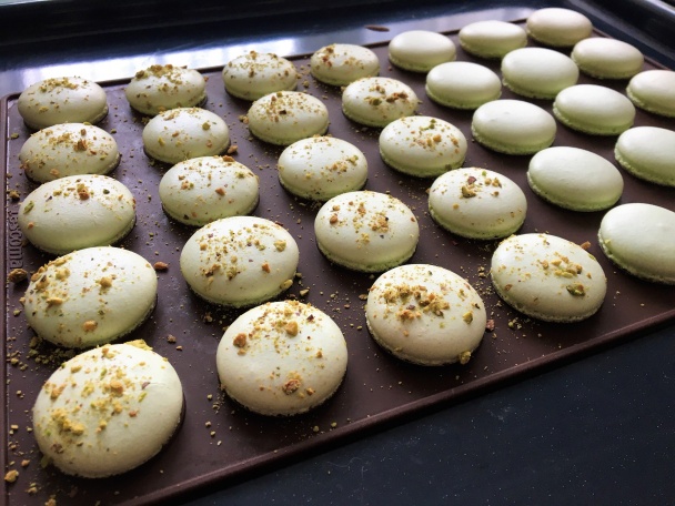 Pistáciové makrónky - obrázok 3