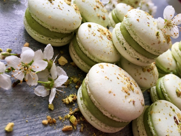 Pistáciové makrónky - obrázok 6