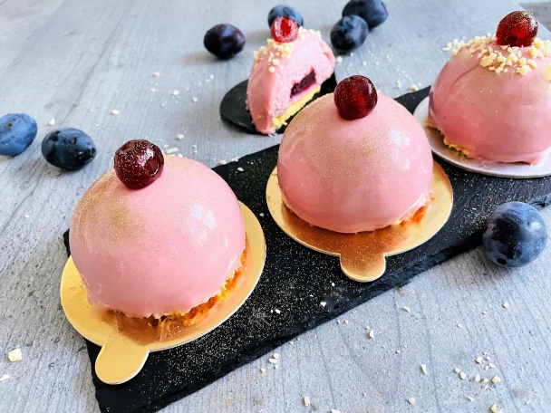 Slivkové mousse tortičky - obrázok 5