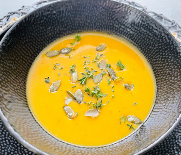 Chutná krémová tekvicovo-jablková polievočka (fotorecept) - obrázok 4