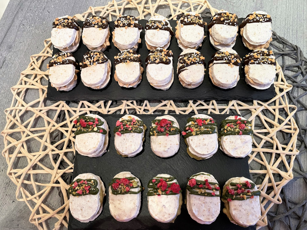 Mini laskonky dvoch chutí (fotorecept) - obrázok 4