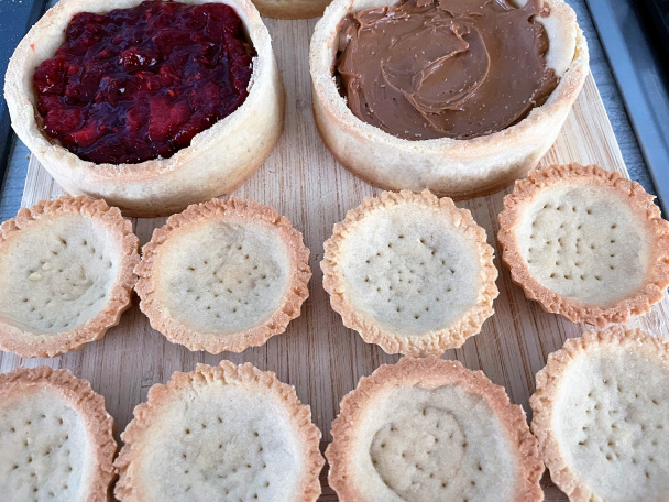 Jahodovo-malinové košíčky (fotorecept) - obrázok 2