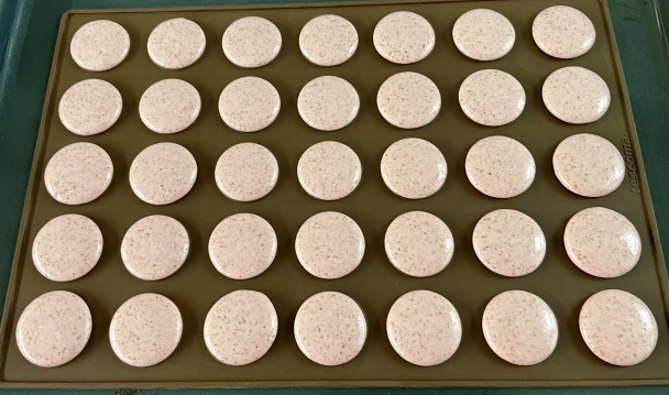 Malinovo-čokoládové makrónky (fotorecept) - obrázok 3