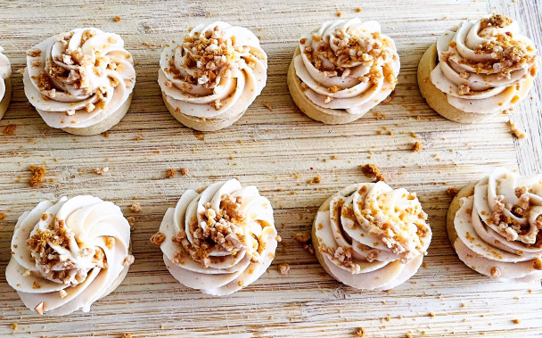 Hruškové mini tartaletky s jemným karamelovým krémom (fotorecept) - obrázok 4