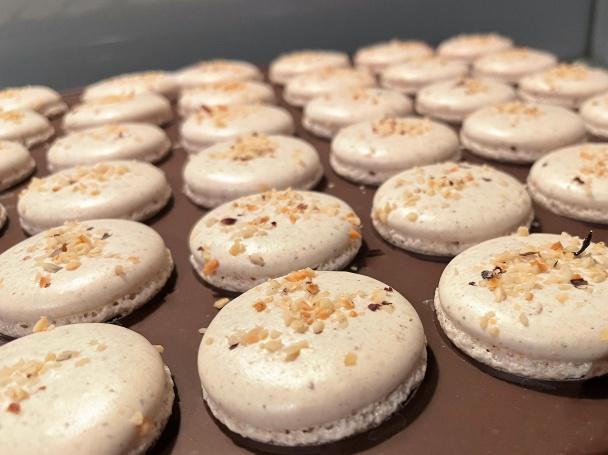 Lieskovcovo-karamelové makrónky (fotorecept) - obrázok 5