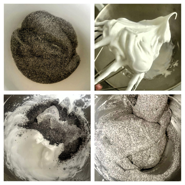 Makové makrónky s bielou čokoládou a slivkovým lekvárom (fotorecept) - obrázok 1