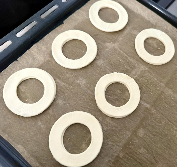 Venčeky z lístkového cesta (fotorecept) - obrázok 3