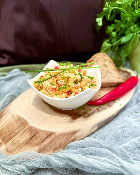 Jednoduchý šalát z cottage syra - obrázok 2