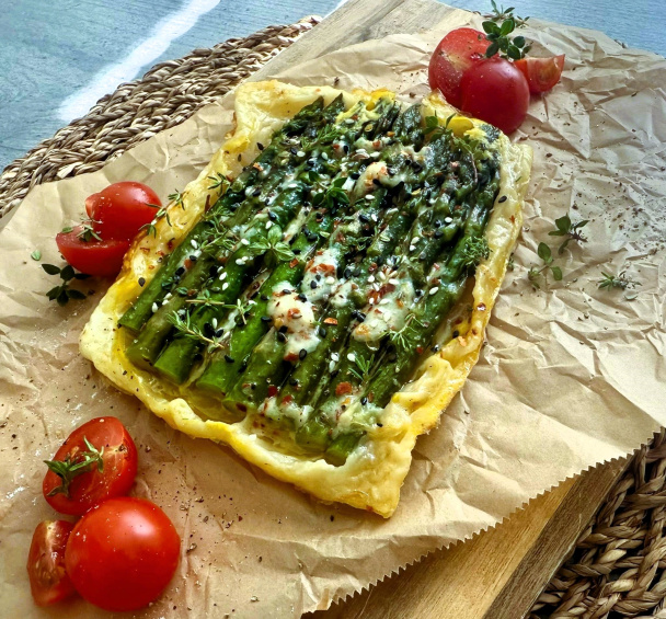 Špargľový koláč (fotorecept) - obrázok 5