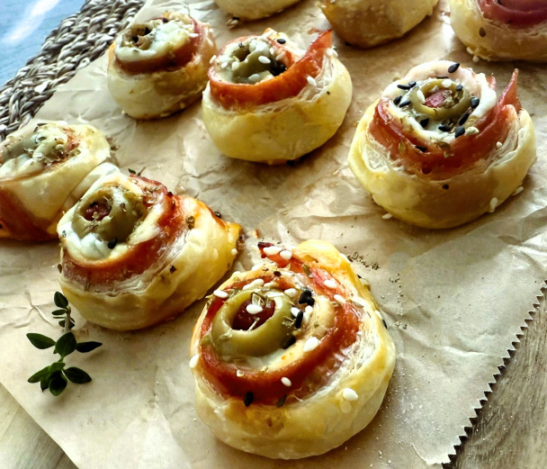 Minislimáčiky s olivami - obrázok 2