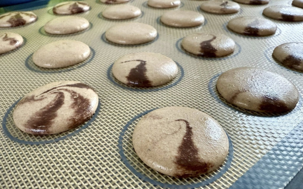 Repasované kávové makrónky (fotorecept) - obrázok 4