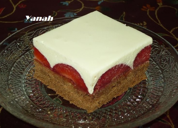 Jahodový zákusok s bielou čokoládou - obrázok 5