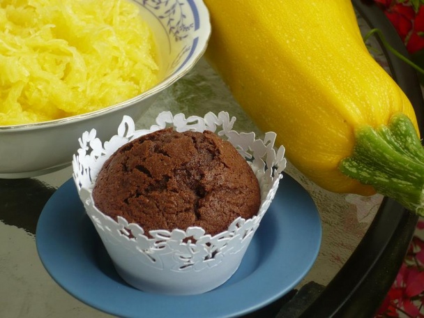 Cuketové muffiny s marcipánom - obrázok 4