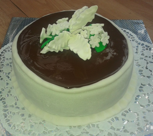 Torta s čokoládovým krémom  - obrázok 4