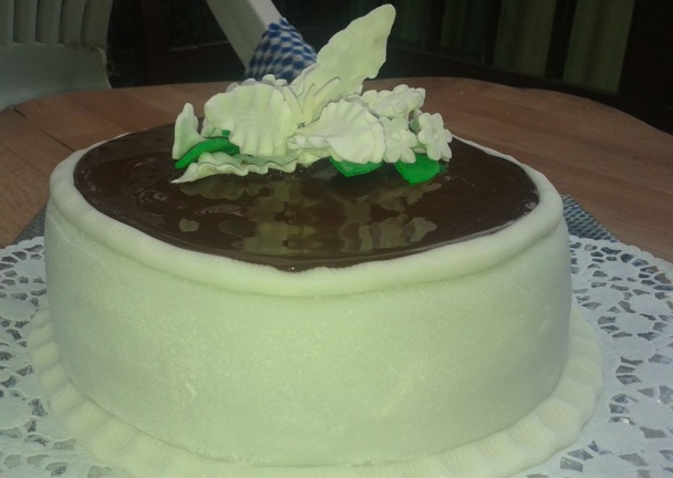 Torta s čokoládovým krémom  - obrázok 3