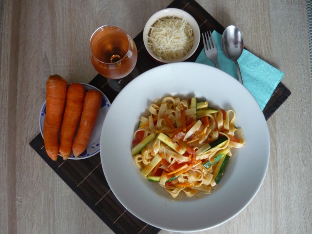 Tagliatelle so zeleninou - obrázok 1