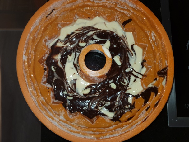 Dvojfarebná bábovka (fotorecept) - obrázok 4