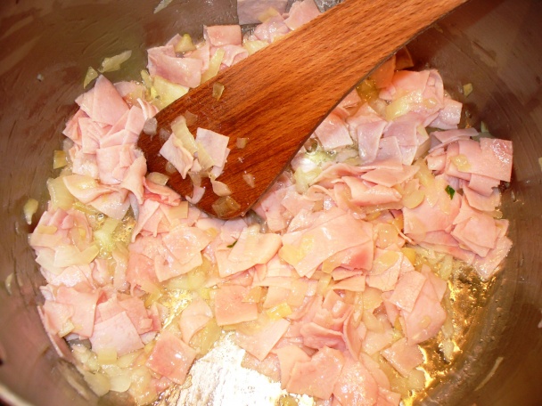 Cestoviny s mangoldom, šunkou a smotanou (fotorecept) - obrázok 3