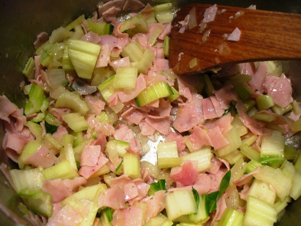 Cestoviny s mangoldom, šunkou a smotanou (fotorecept) - obrázok 4