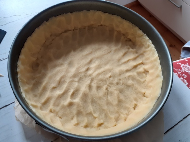 Jahodovo-pudingový koláč (fotorecept) - obrázok 1