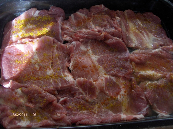 Krkovička so šampiňónmi a kápiou (fotorecept) - obrázok 1