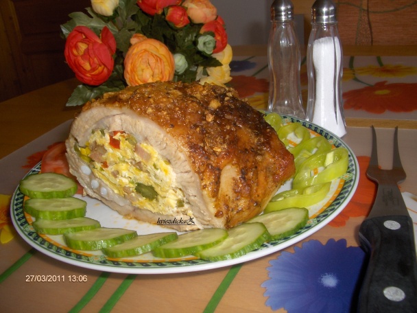 Plnený bravčový bôčik (fotorecept) - obrázok 8