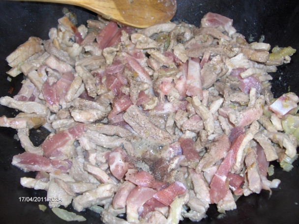 Mäsko v syrovo-nivovej omáčke (fotorecept) - obrázok 2