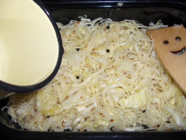 Kuracie stehienka na kapuste (fotorecept) - obrázok 2