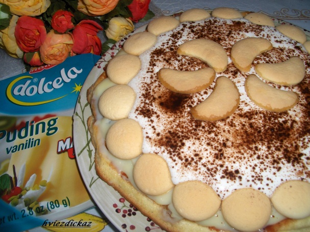 Pudingovo-piškótový zákusok (fotorecept) - obrázok 8