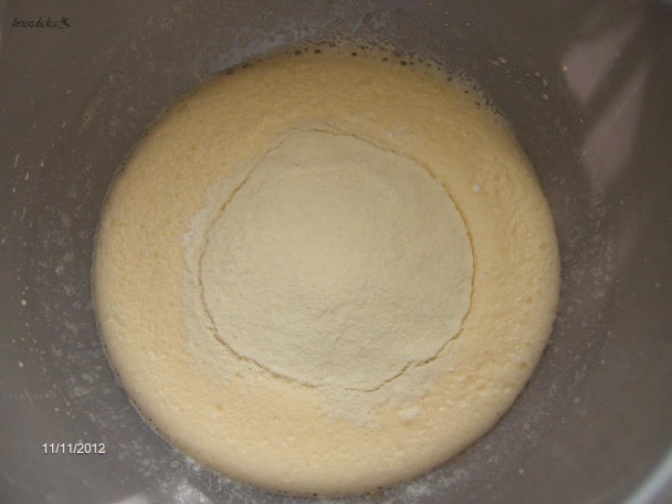 Dvojfarebné muffiny s horkou čokoládou (fotorecept) - obrázok 2