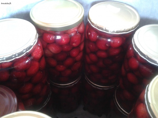 Sterilizovaný čerešňový kompót - obrázok 1