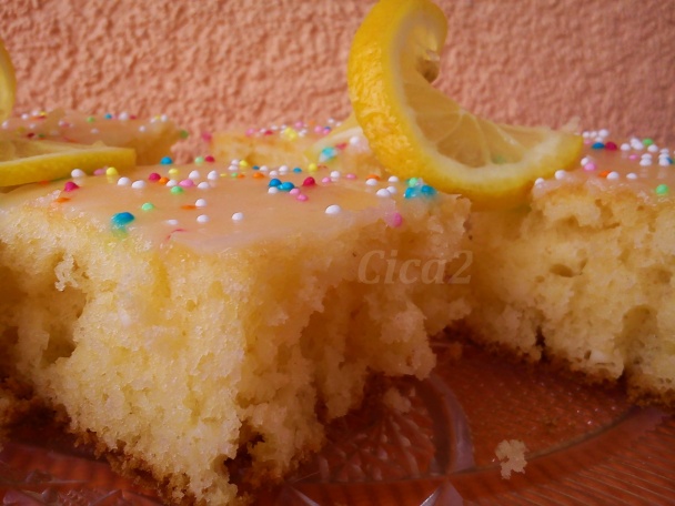 Tvarohový koláč s citrónovou polevou (fotorecept) - obrázok 8