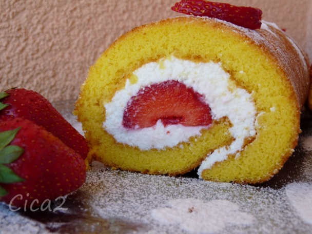 Jahodová roláda (fotorecept) - obrázok 11