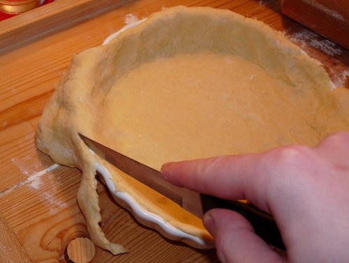 Cesnakový koláč s bryndzovou plnkou (fotorecept) - obrázok 5