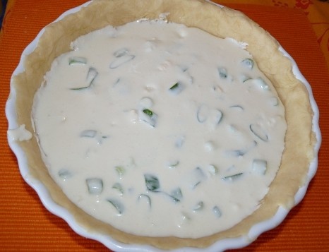 Cesnakový koláč s bryndzovou plnkou (fotorecept) - obrázok 6